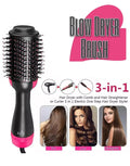 3 in 1 Hair Dryer Brush | One Step Volumizer & Styler | Dry, Straighten & Curl | Professional Hot Air Brush