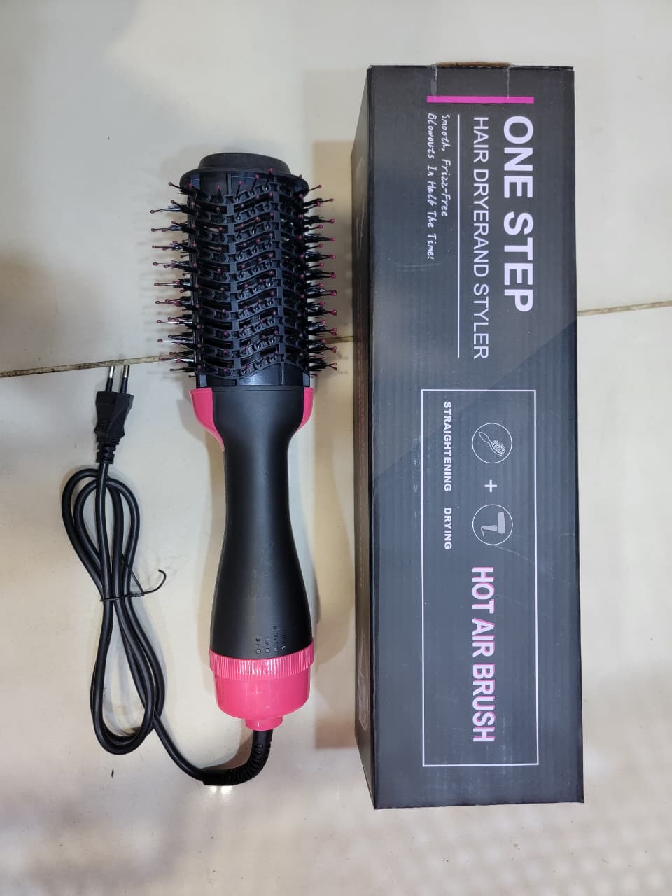 3 in 1 Hair Dryer Brush | One Step Volumizer & Styler | Dry, Straighten & Curl | Professional Hot Air Brush