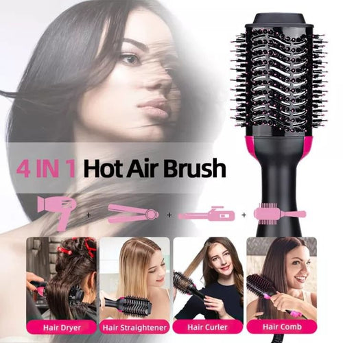 3 in 1 Hair Dryer Brush | One Step Volumizer & Styler | Dry, Straighten & Curl | Professional Hot Air Brush